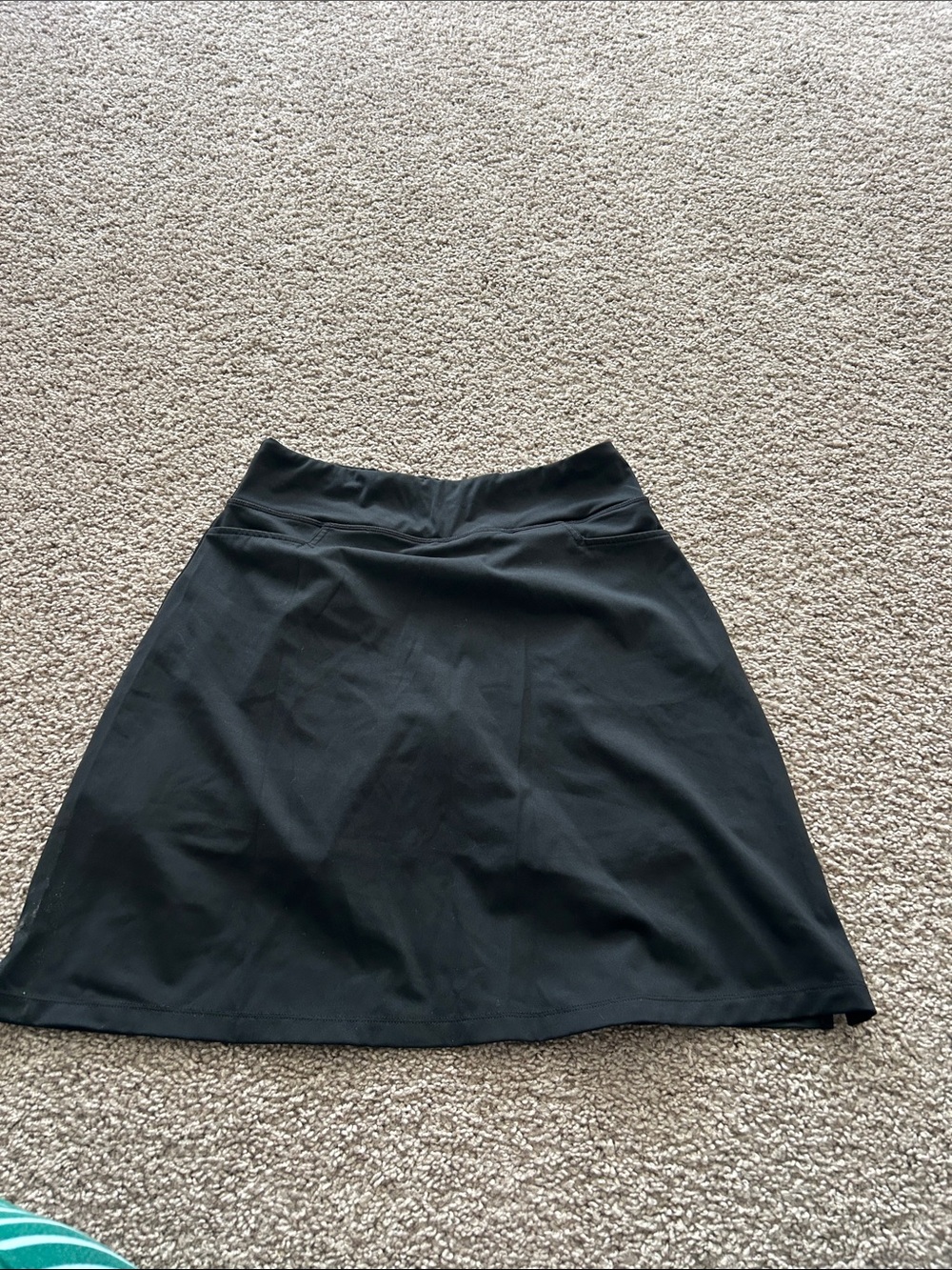 Women's Black A-Line Skort